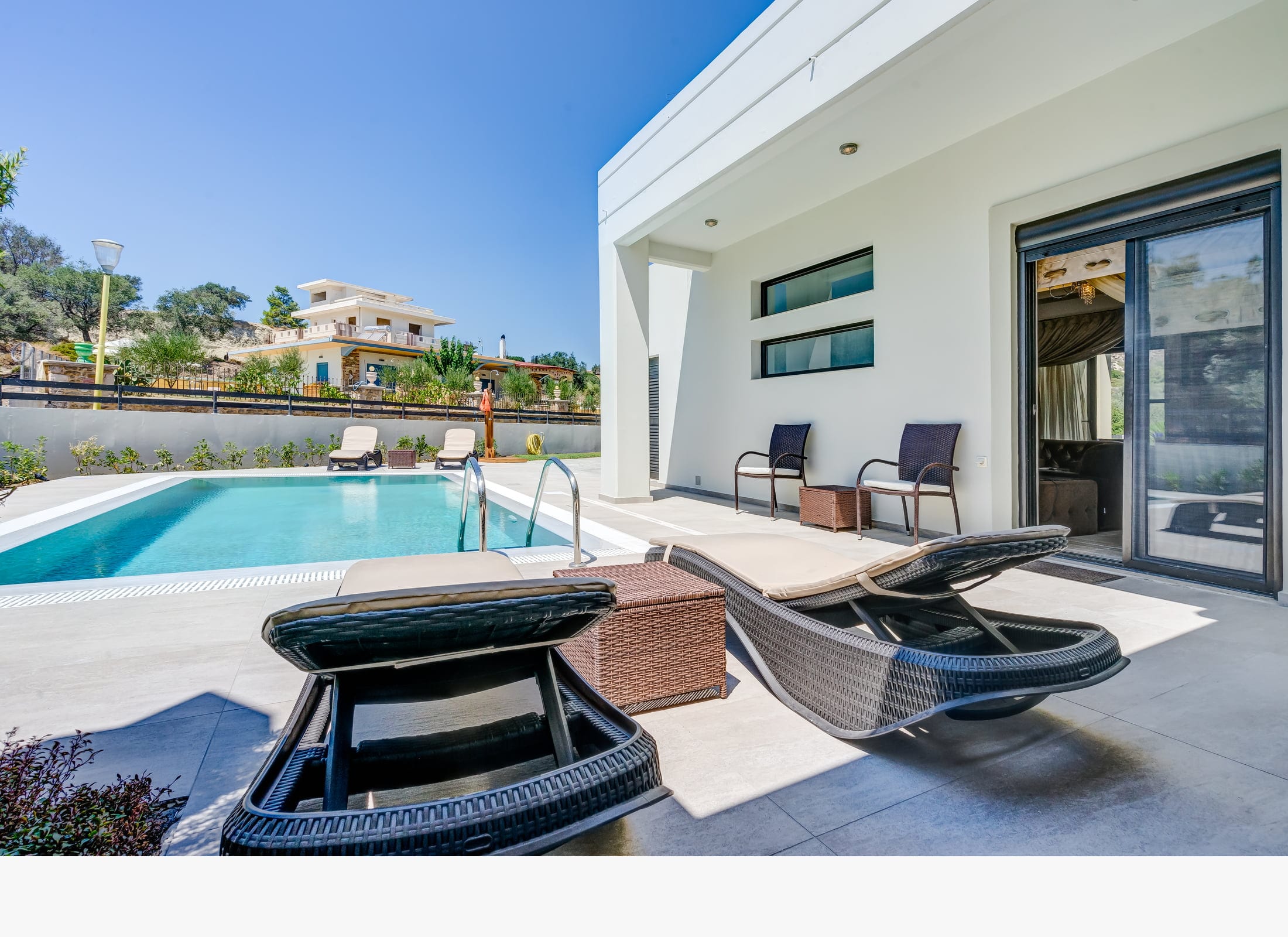 Costa Mari Villa with private Pool in Kalithies